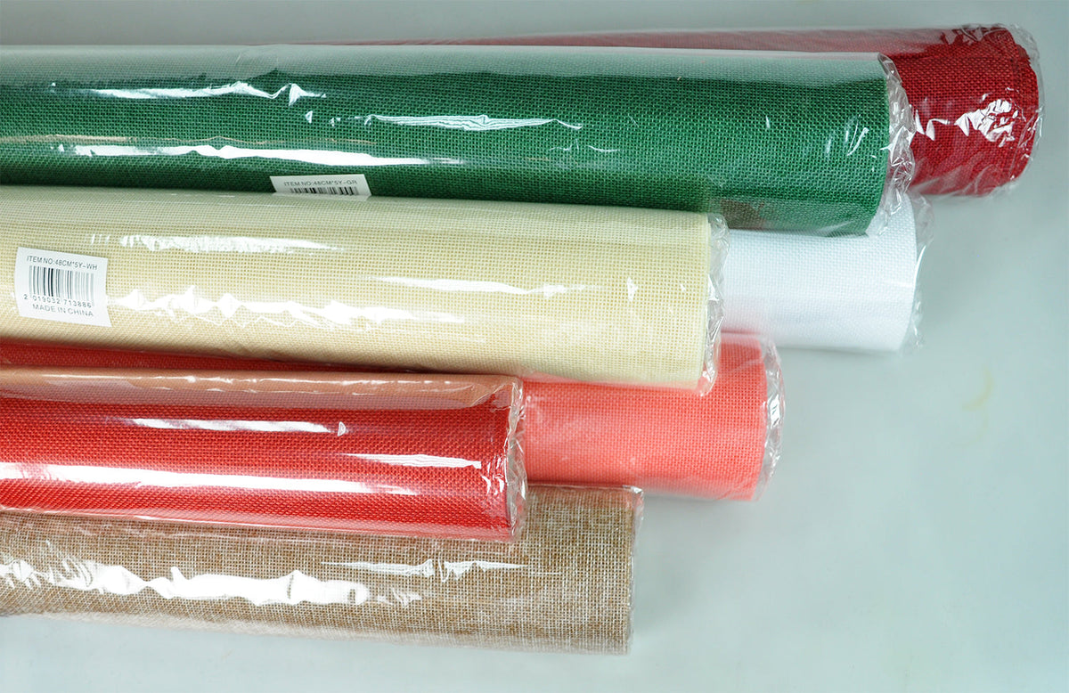 48 cm by 5-yard fabric roll for gift wrapping, article 48CMX5Y