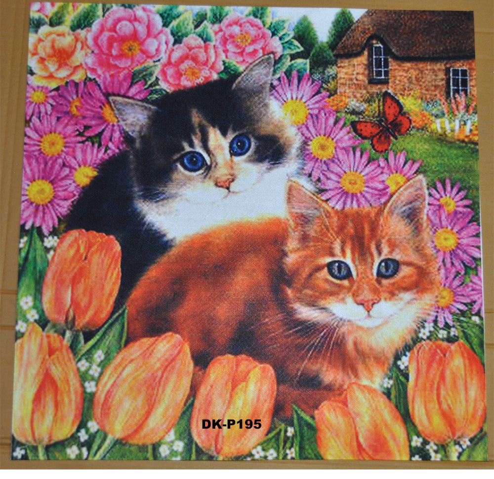 DK-P/FELT 50 by 50 cm printed felt fabric for sewing and craft projects