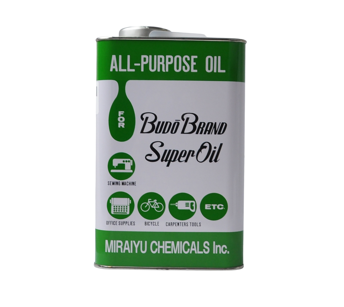 1-litre machine lubricating oil article 19/1-BUDO for sewing machine maintenance