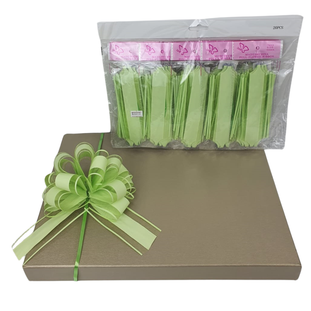 QH0A/1 5 cm decorative flowers for gift wrapping in assorted colours