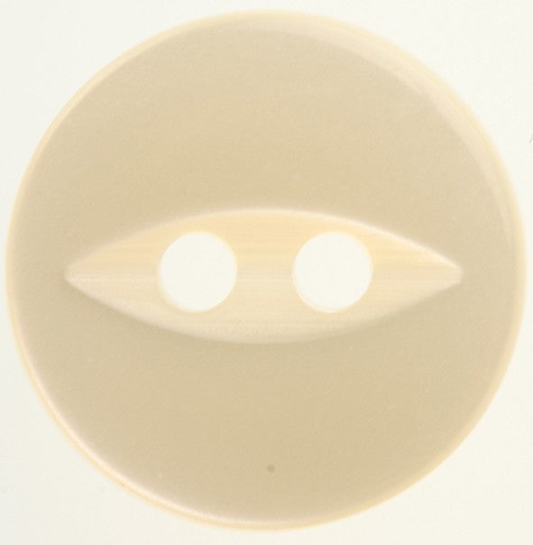 FISH EYE BUTTON#18-CREAM (BOX/04.004.18.03)
