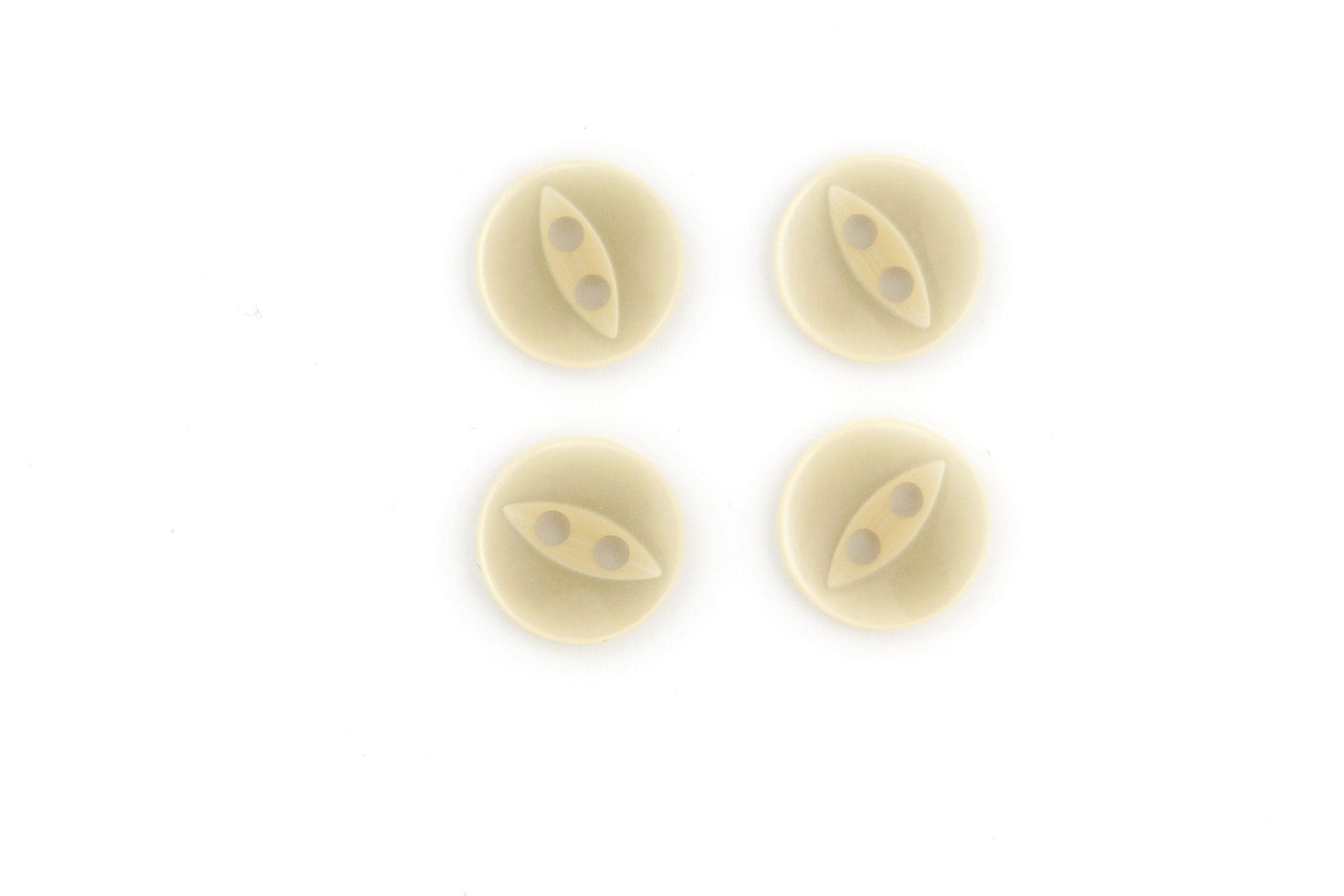 FISH EYE BUTTON#18-CREAM (BOX/04.004.18.03)
