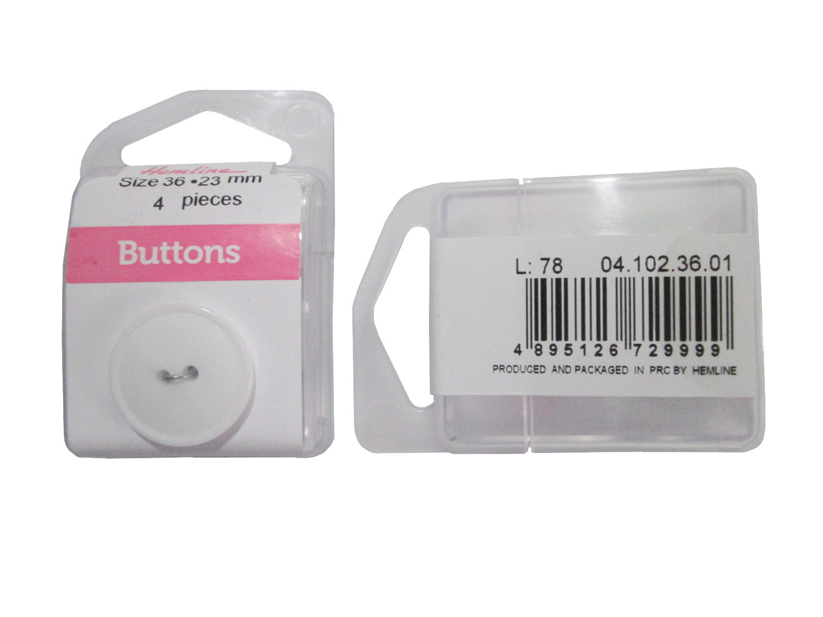 NYL.RD.BUTTON:3CRD*4PC (BOX/04.102.36.01)