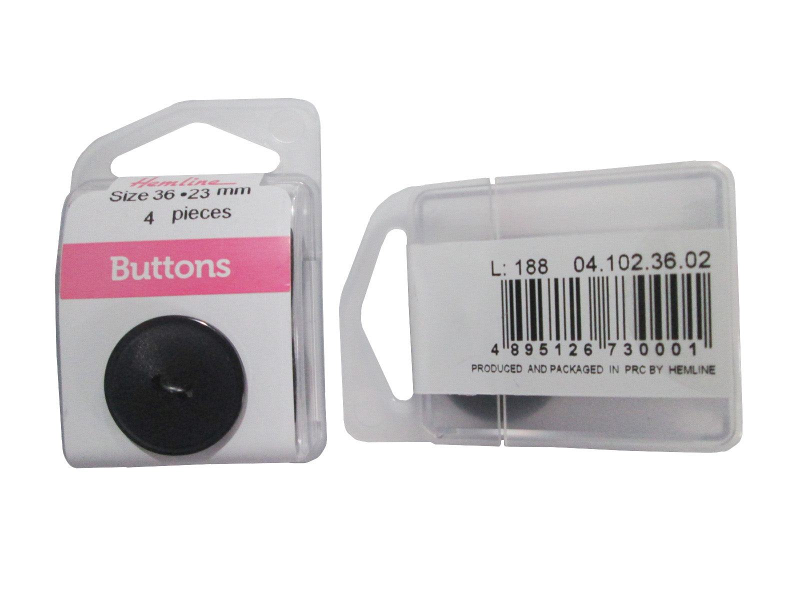 NYL.RD.BUTTON:3CRD*4PC (BOX/04.102.36.02)