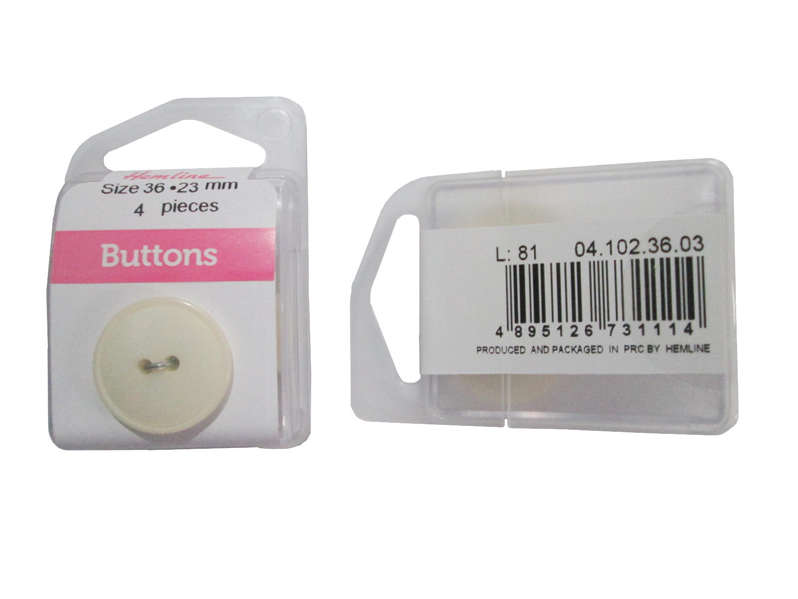 NYL.RD.BUTTON:3CRD*4PC (BOX/04.102.36.03)