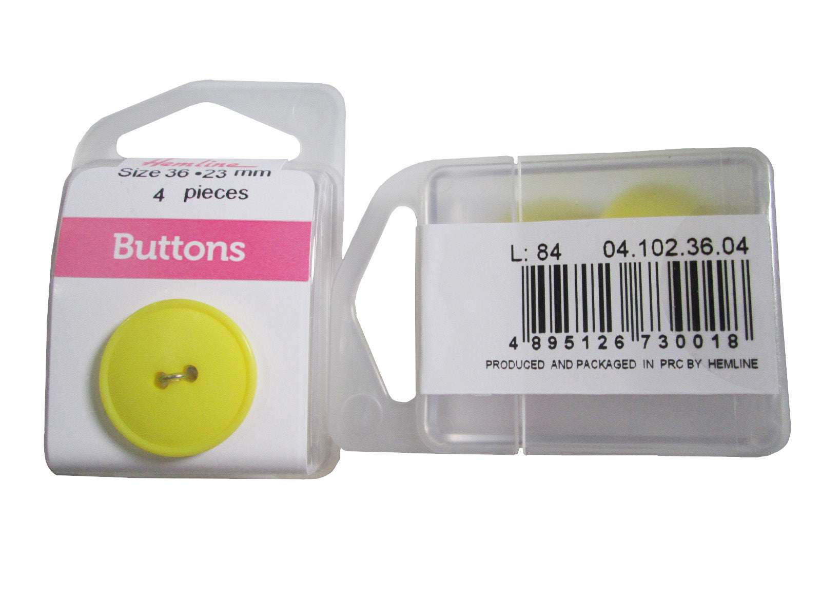 NYL.RD.BUTTON:3CRD*4PC (BOX/04.102.36.04)