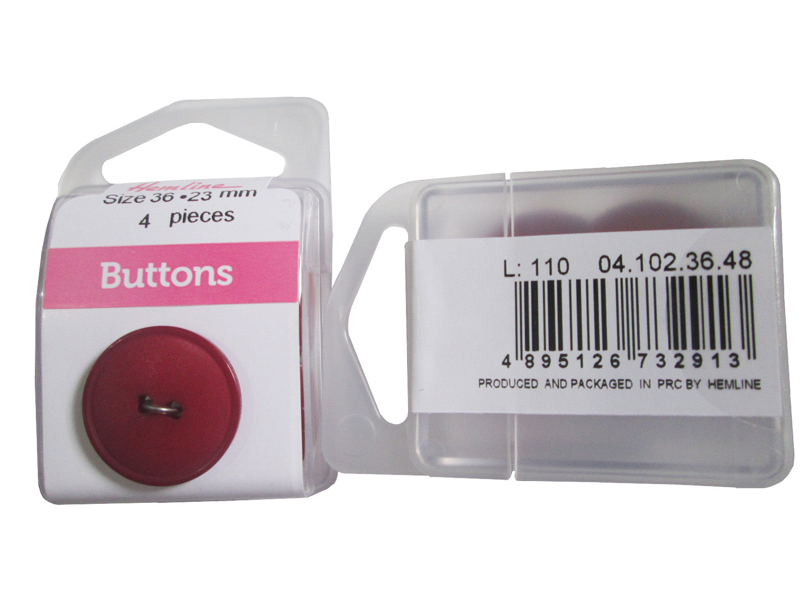 NYL.RD.BUTTON:3CRD*4PC (BOX/04.102.36.48)