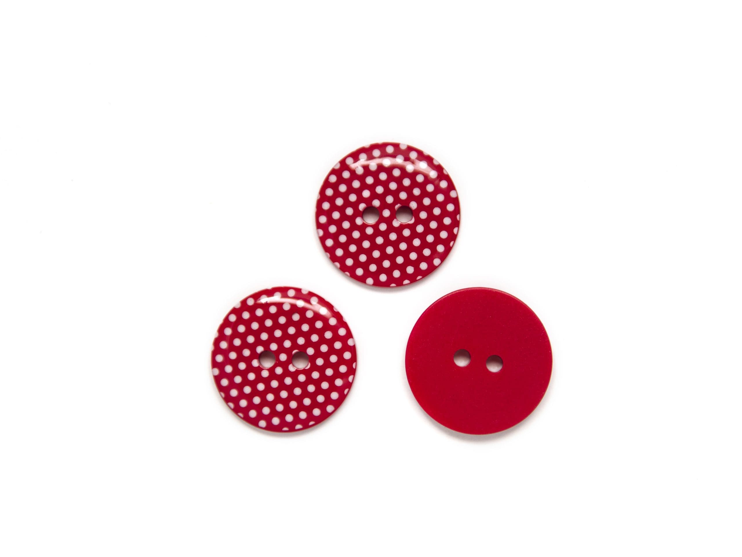 POLKA DOT BUTTON:3CRD*4PC (BOX/04.105.32.17)