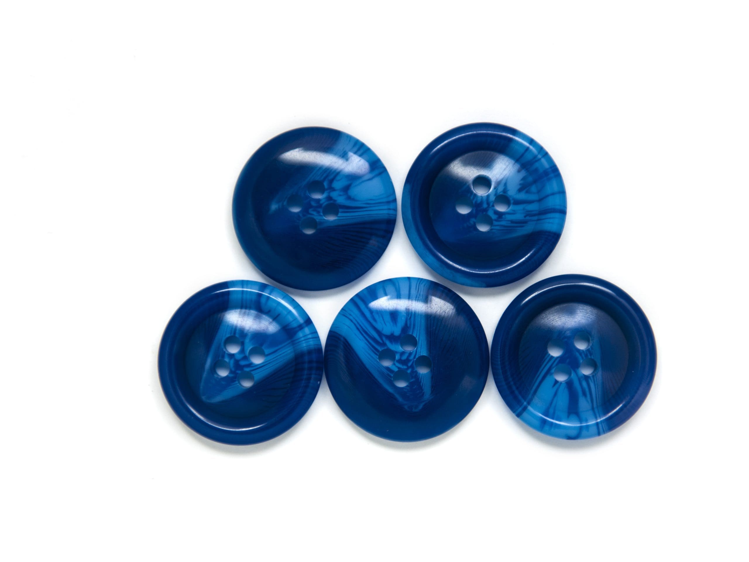 SWIRL BUTTONS:3CRD*6PC (BOX/04.107.36.07)