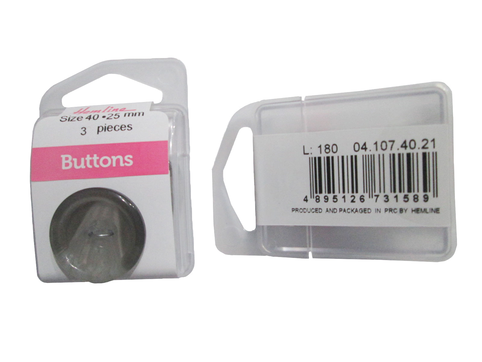 SWIRL BUTTONS:3CRD*3PC (BOX/04.107.40.21)