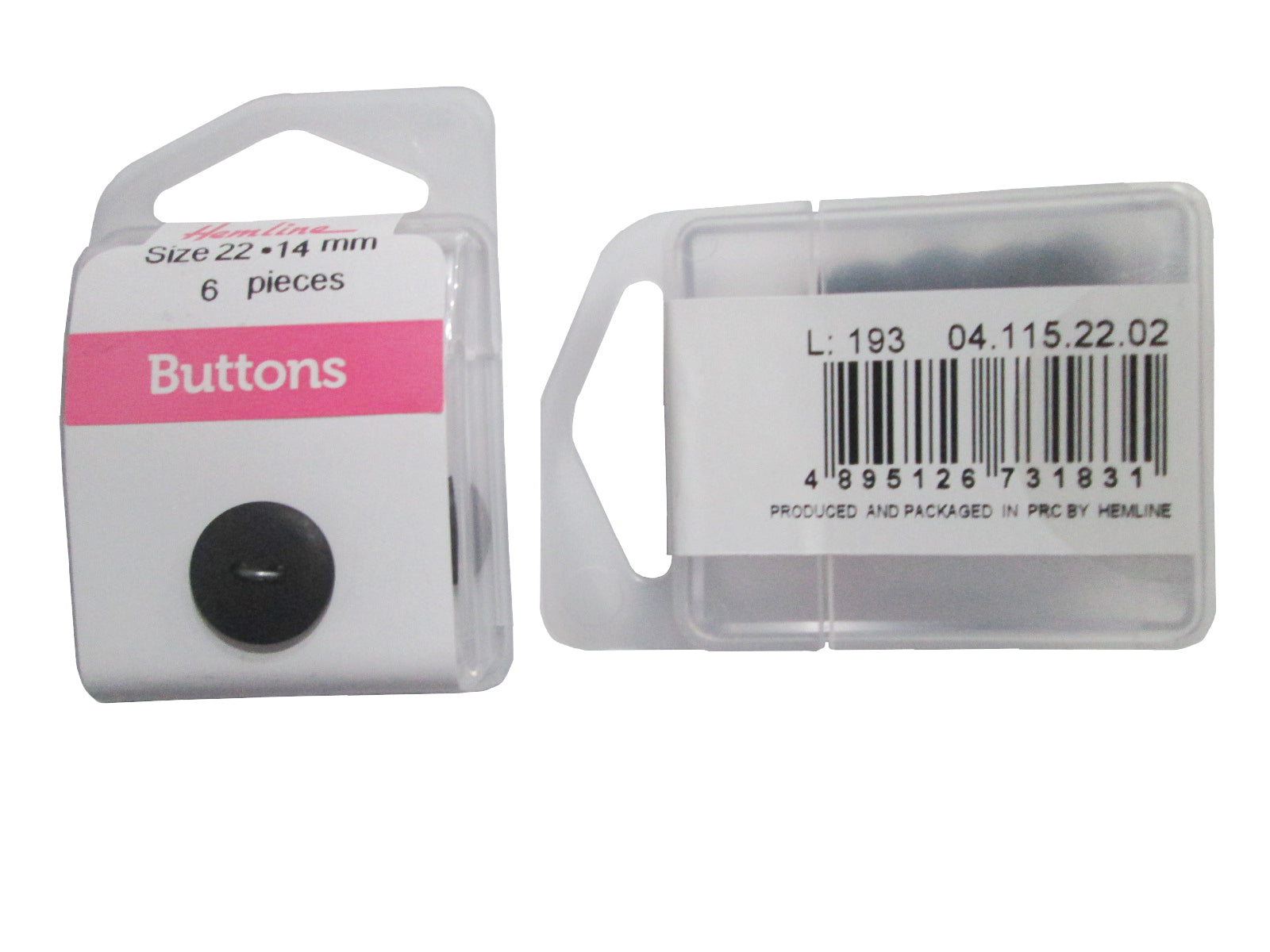 ROUND BUTTON:3CRD*6PC (BOX/04.115.22.02)