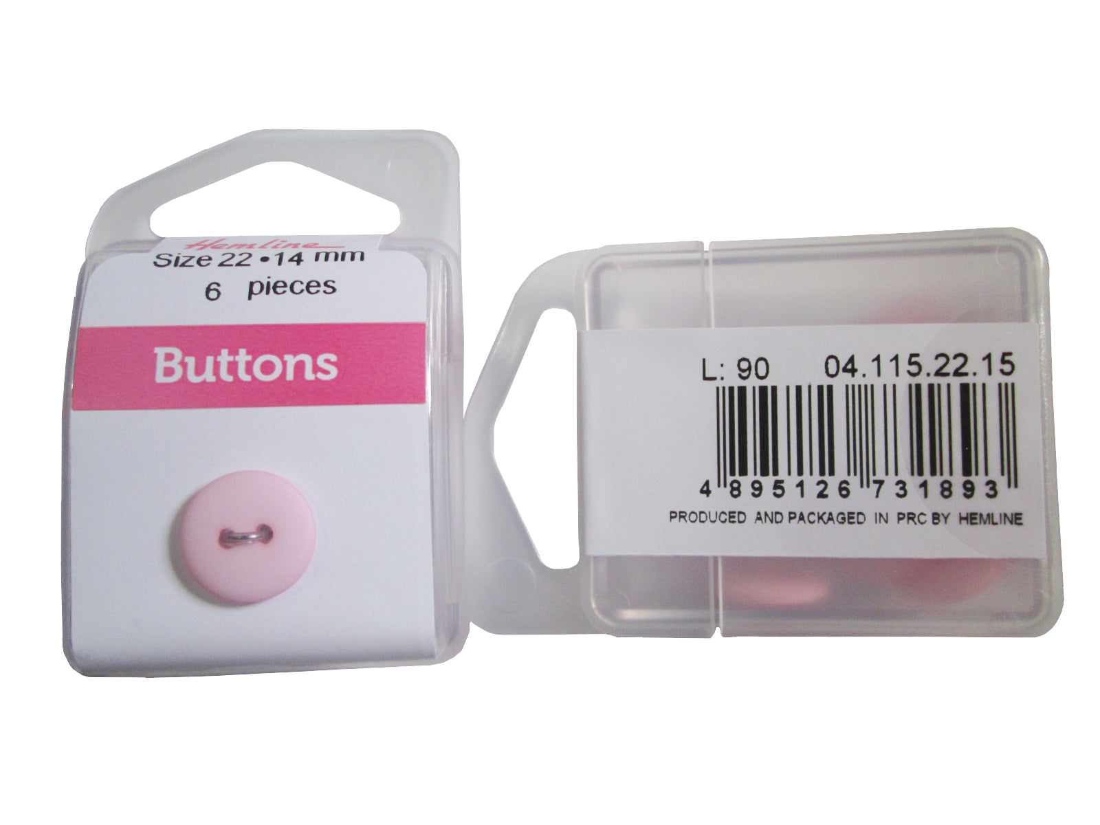 ROUND BUTTON:3CRD*6PC (BOX/04.115.22.15)