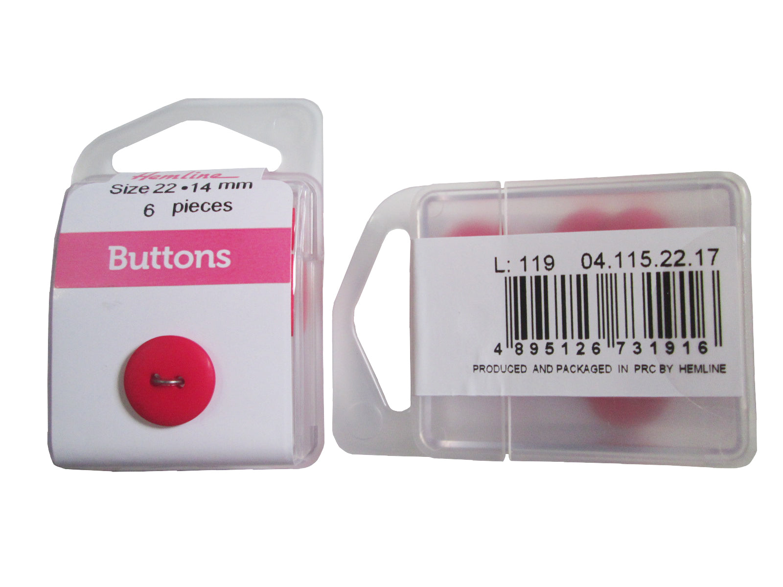 ROUND BUTTON:3CRD*6PC (BOX/04.115.22.17)