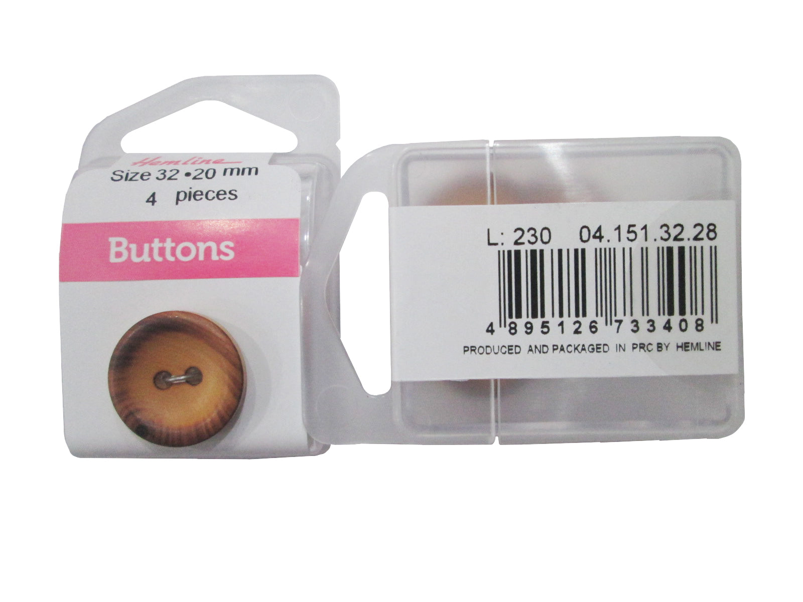 WOOD BUTTON:3CRDx4PC (BOX/04.151.32.28)