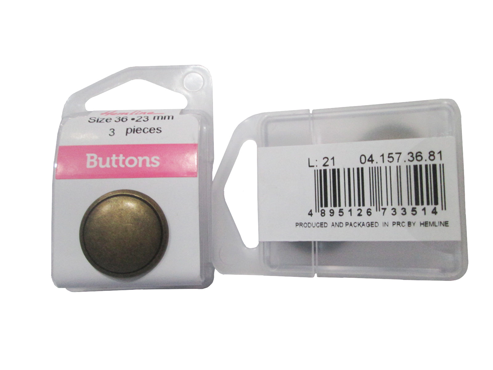 RD.SHANNK BUTTON:CRDx3PC (BOX/04.157.36.81)