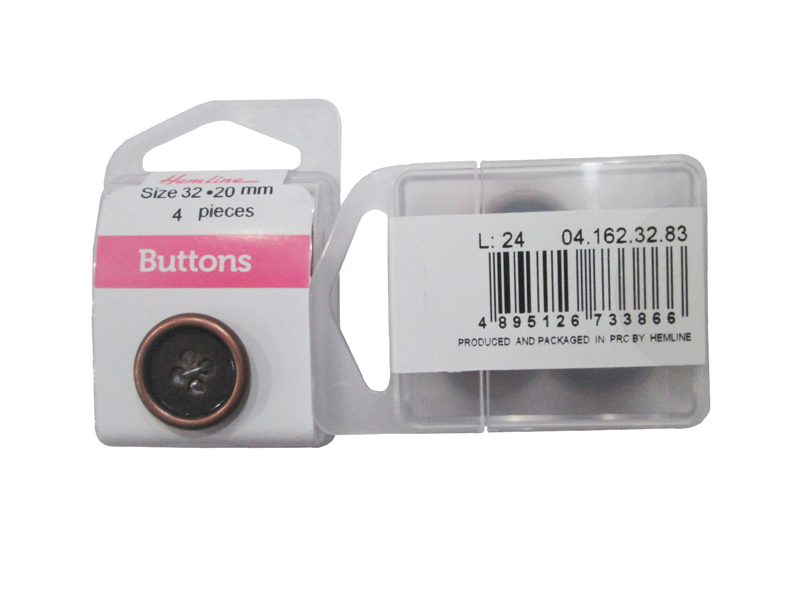 METAL SUIT BUTTON:3CRD (BOX/04.162.32.83)