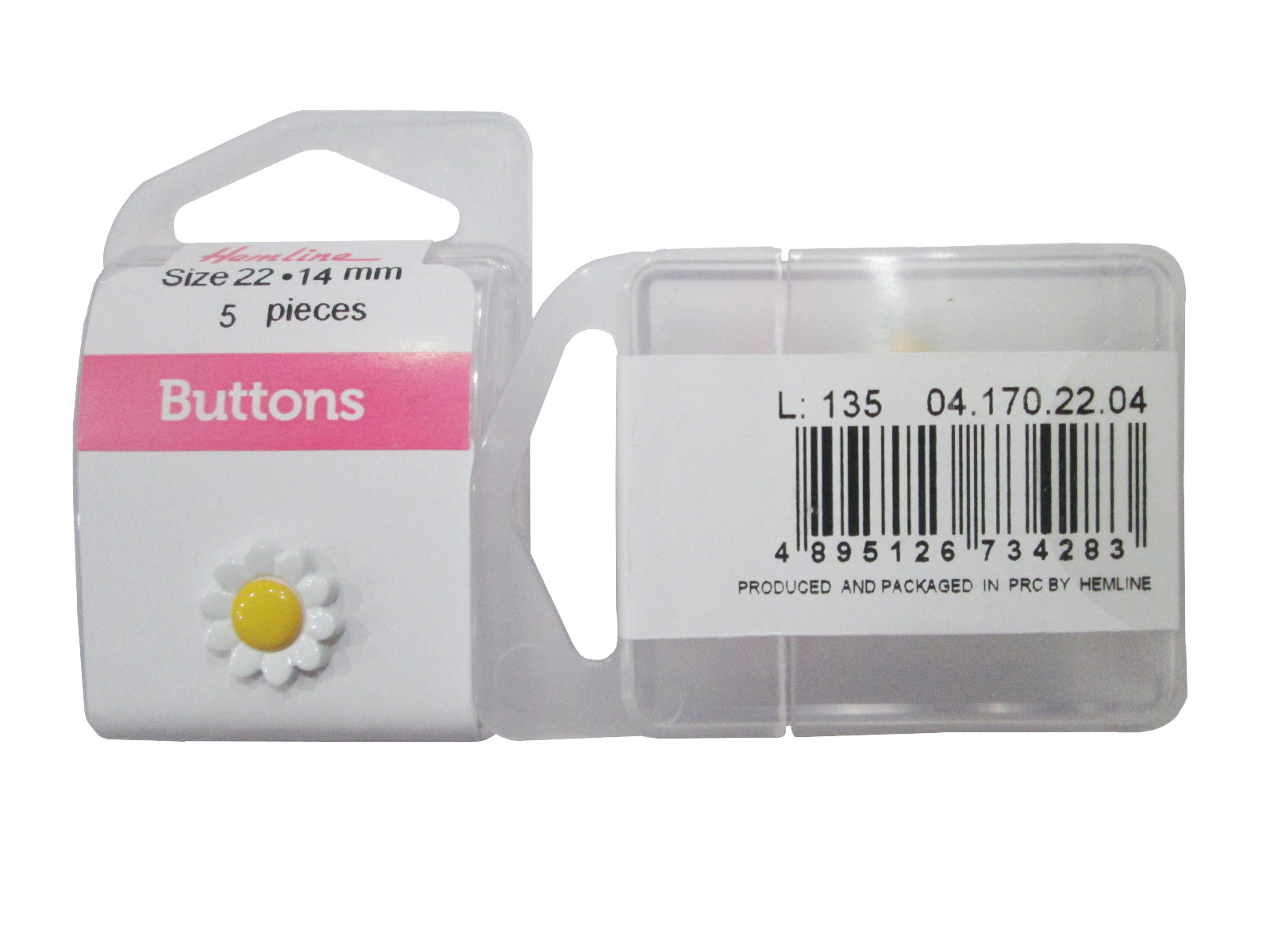 PETAL BUTTON:3CRDx5PC (BOX/04.170.22.04)