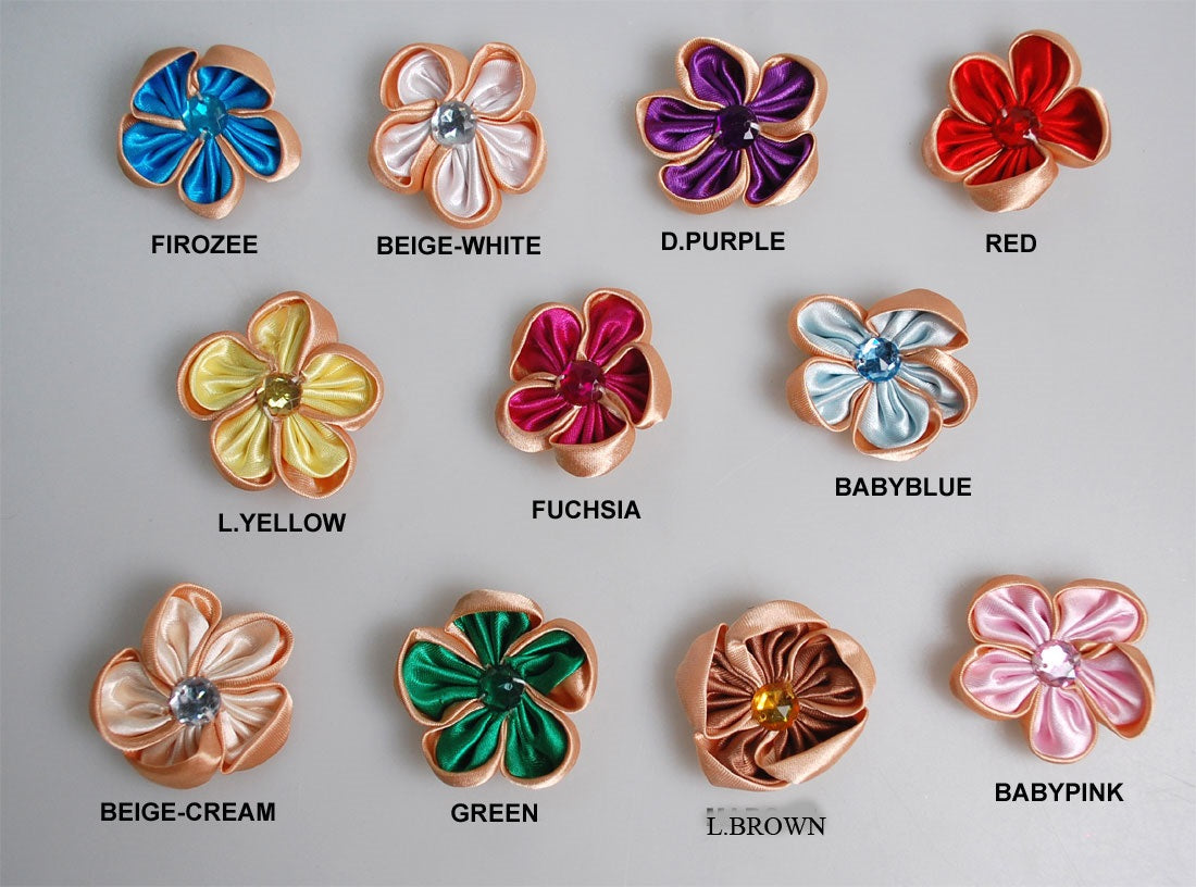 RIBBON FLOWER:20PC/PKT (1-440)