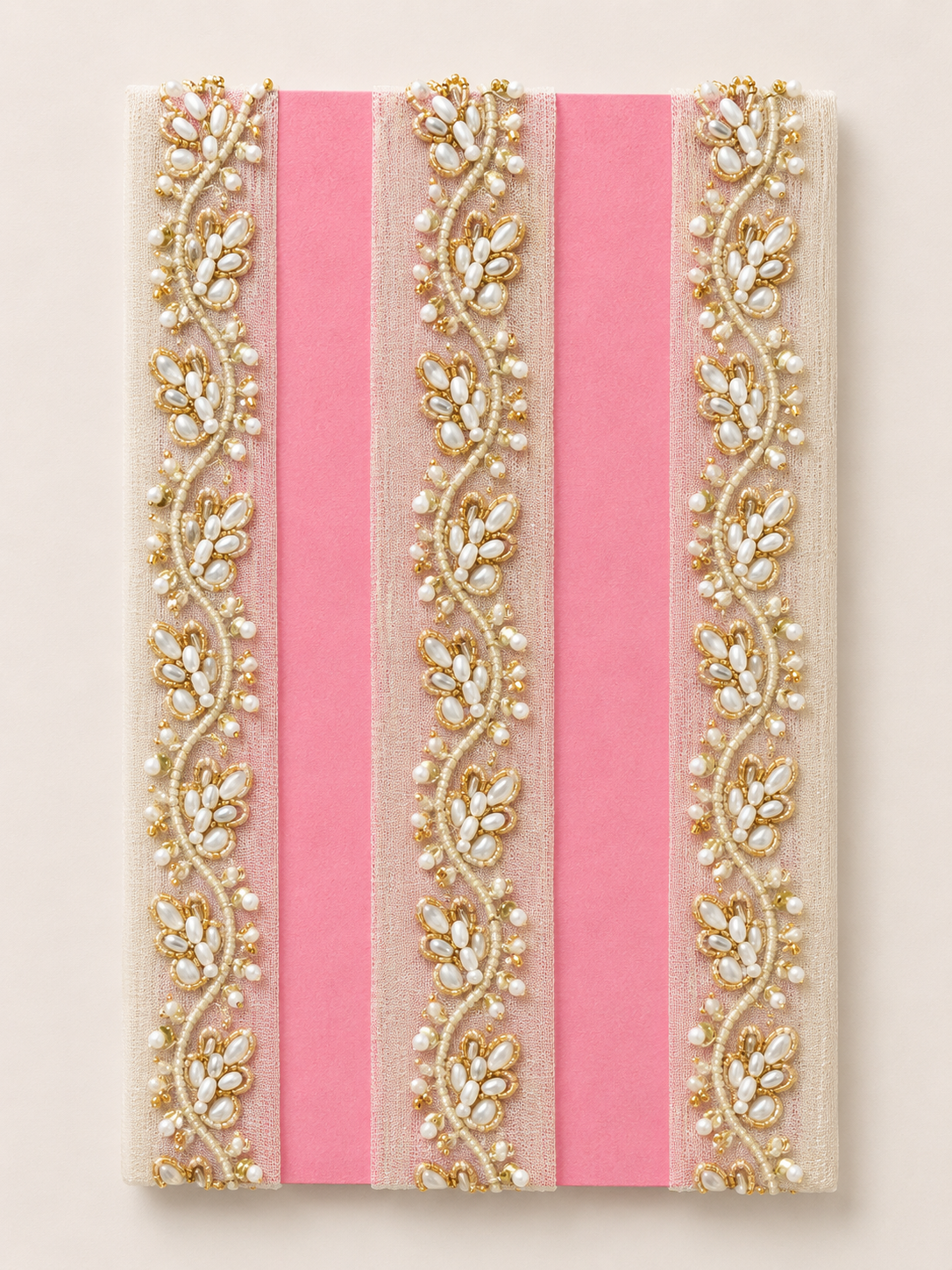 Beaded Net Lace Trim – 4CM x 9M SG 6754
