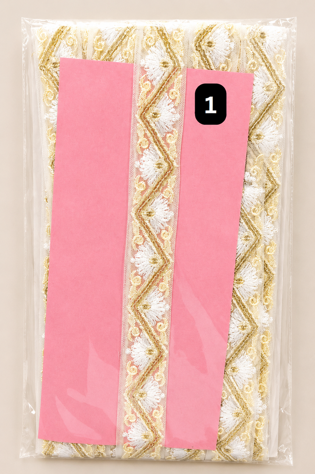 Premium Embroidery Lace Trim – 3CM x 9M SG 6803 (SG6803)