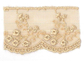 NET-CUT LACE:15Y (13.7MT)3.45CM) (D-44-4029)