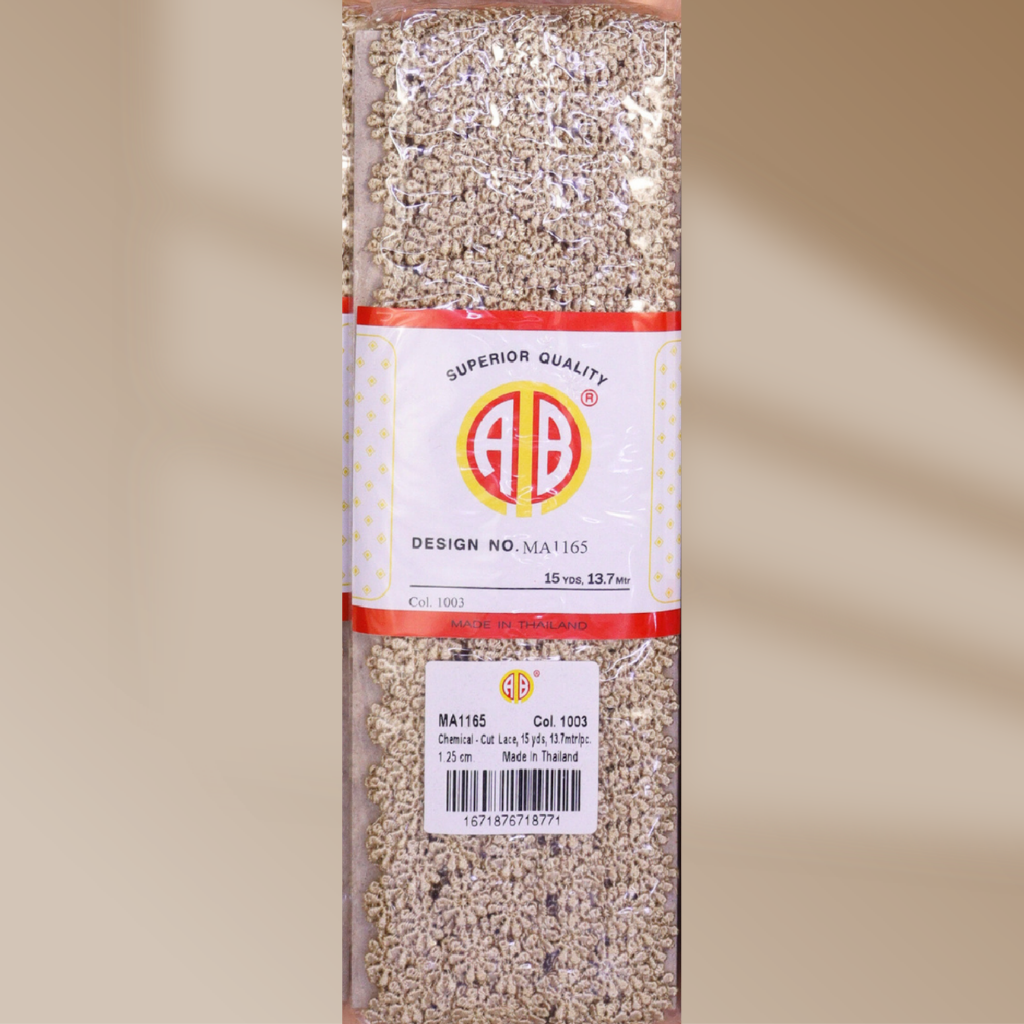 Petite Daisy Chemical Cut Lace Trim (MA1165)