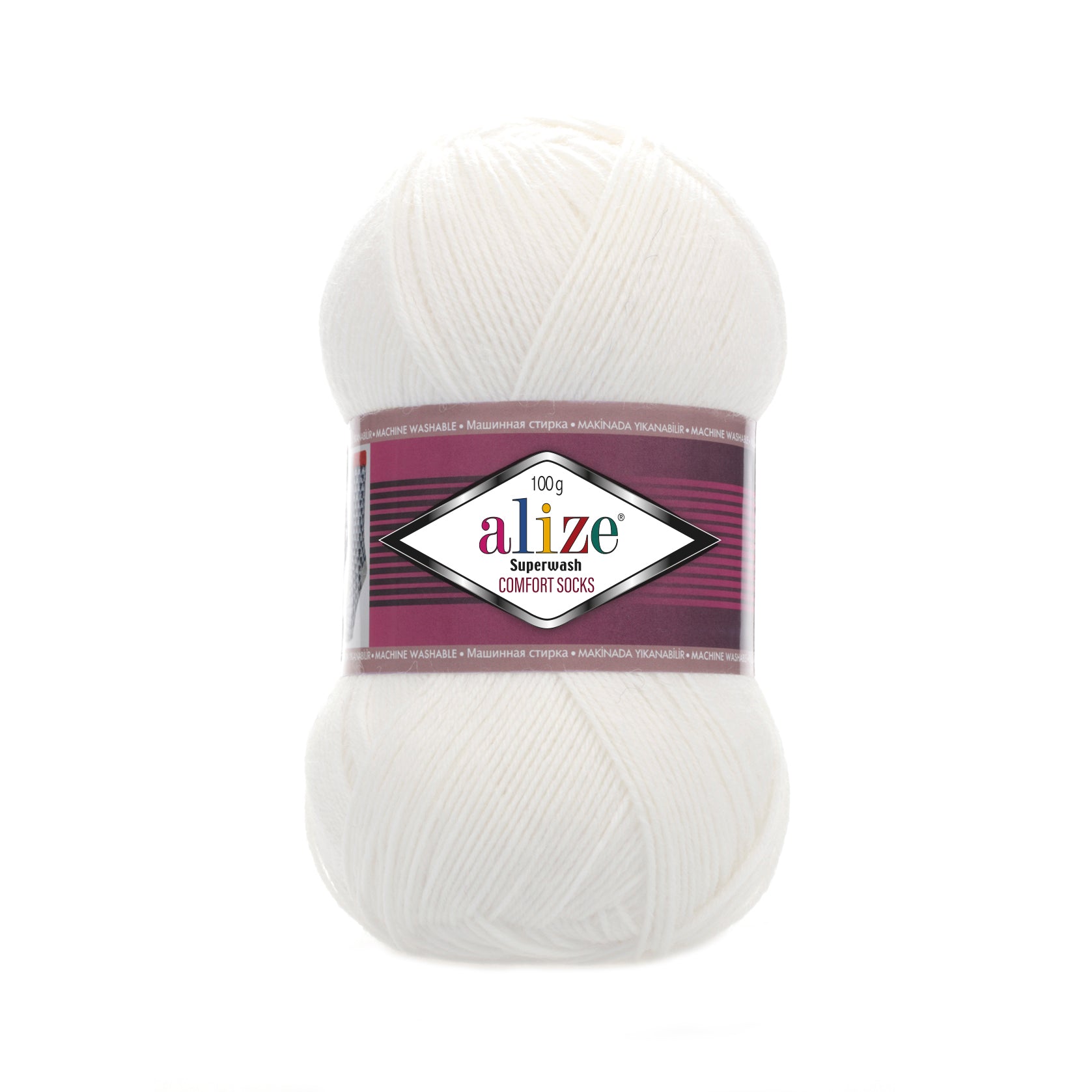 SW WOOL/POLY YARN:100Gx5(500GR) (ALIZE/S.WASH COMFORT)
