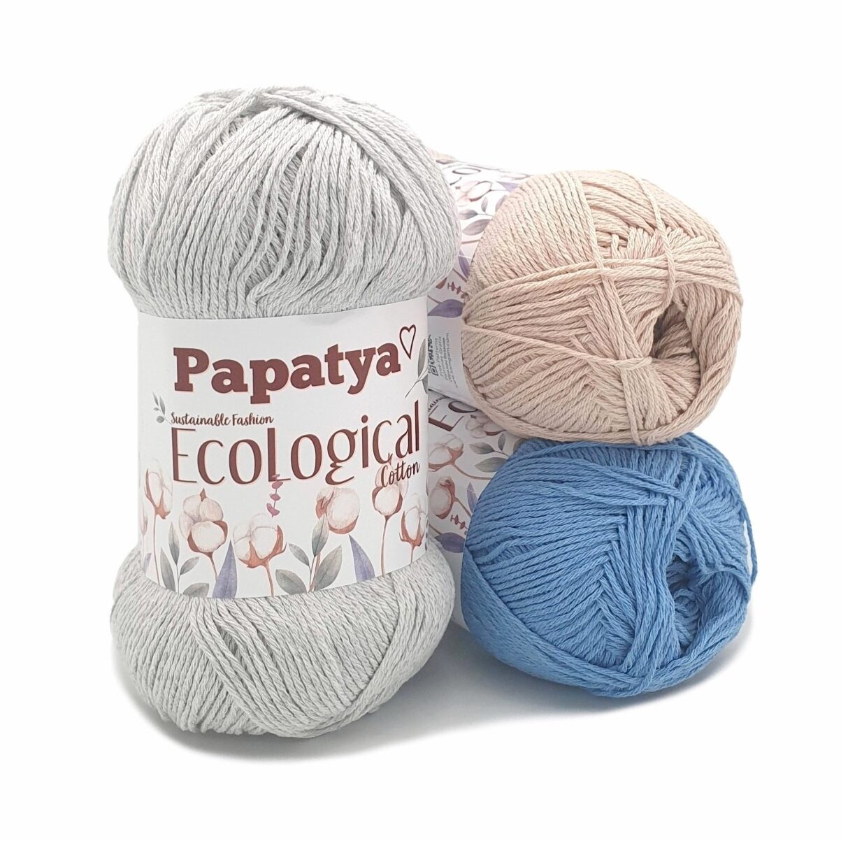 COTTON YARN:100Gx5BL(500GR) (PAPATYA/ECOLOGICAL)