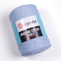 YarnArt Macrame Cotton Lurex Yarn – 250 g – Pack of 4 (Y-ART/COTTON LUREX)