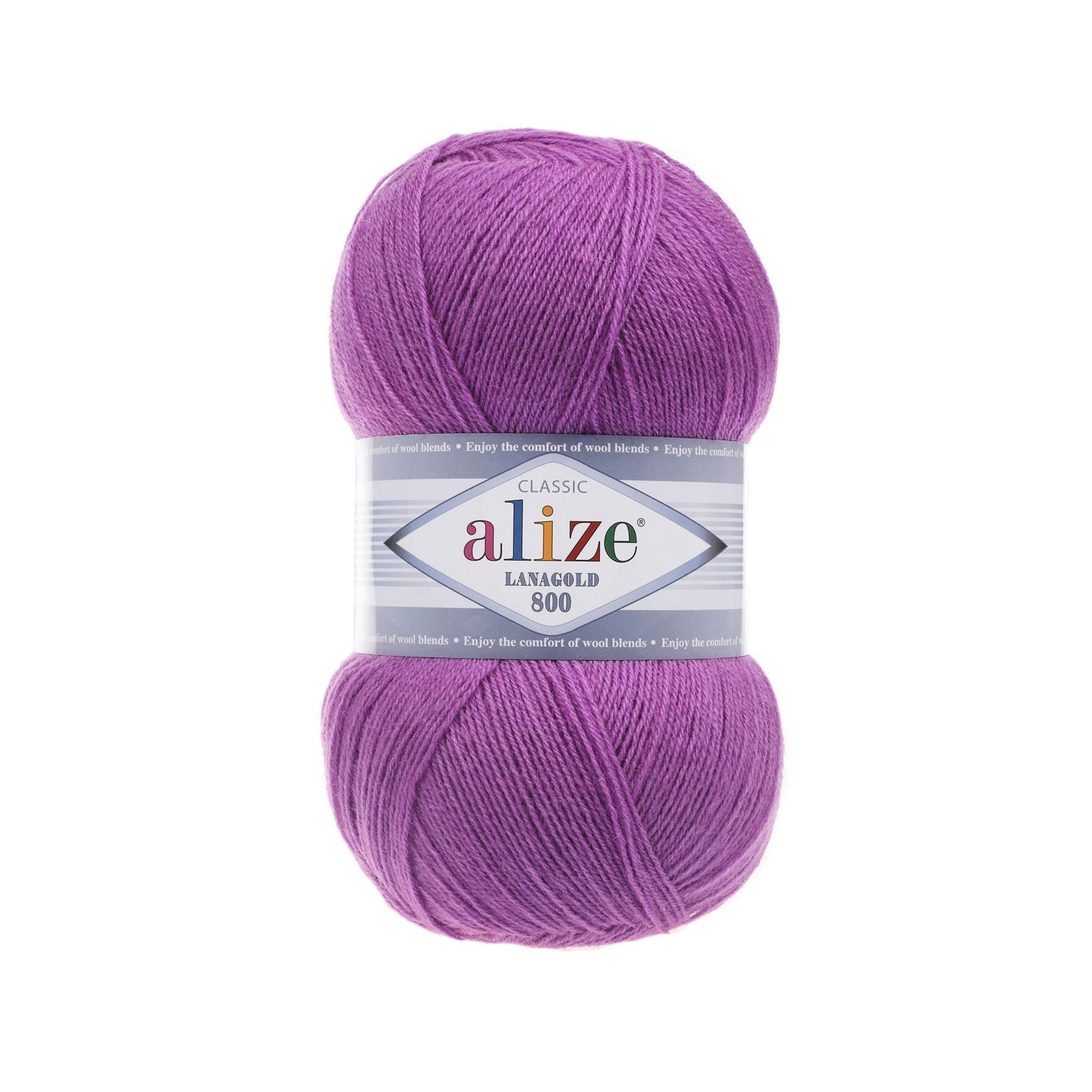 ACY.YARN:5BLx100GR (500grm) (ALIZE/LANA GOLD-800)