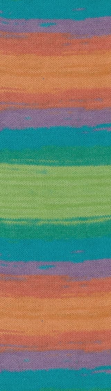 COT/ACY.YARN:5BLx100GR (500grm) (ALIZE/COTTON BATIK)