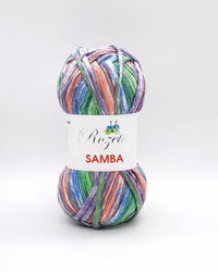 Samba Acrylic Fancy Yarn — 100 g × 5 Balls (ROZ/SAMBA)