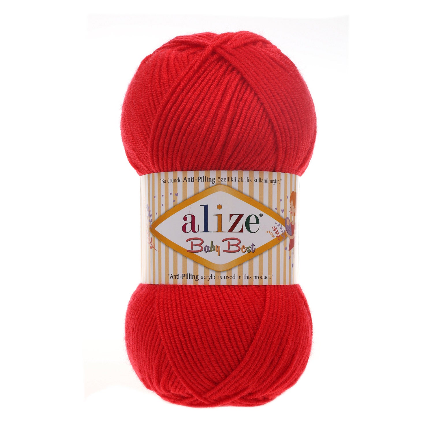 ACRY.YARN:100GRx5BL (500GR) (ALIZE/BABY BEST)