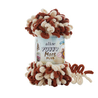 Alize Puffy More Plus Loop Yarn – 2 x 250g (500G) (ALIZE/PUFFY MORE PL)