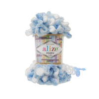 Alize Puffy Color Loop Yarn – 5 x 100g (500GM) (ALIZE/PUFFY-COLOR)