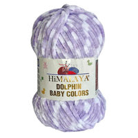 Himalaya Dolphin Baby Colors Polyester Yarn – 100 g – Pack of 5 (HIM/DOLPHIN BABY-COL)
