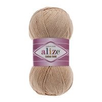 Alize Cotton Gold Cotton-Acrylic Yarn – 5 x 100g (500grm) (ALIZE/COTTON GOLD)