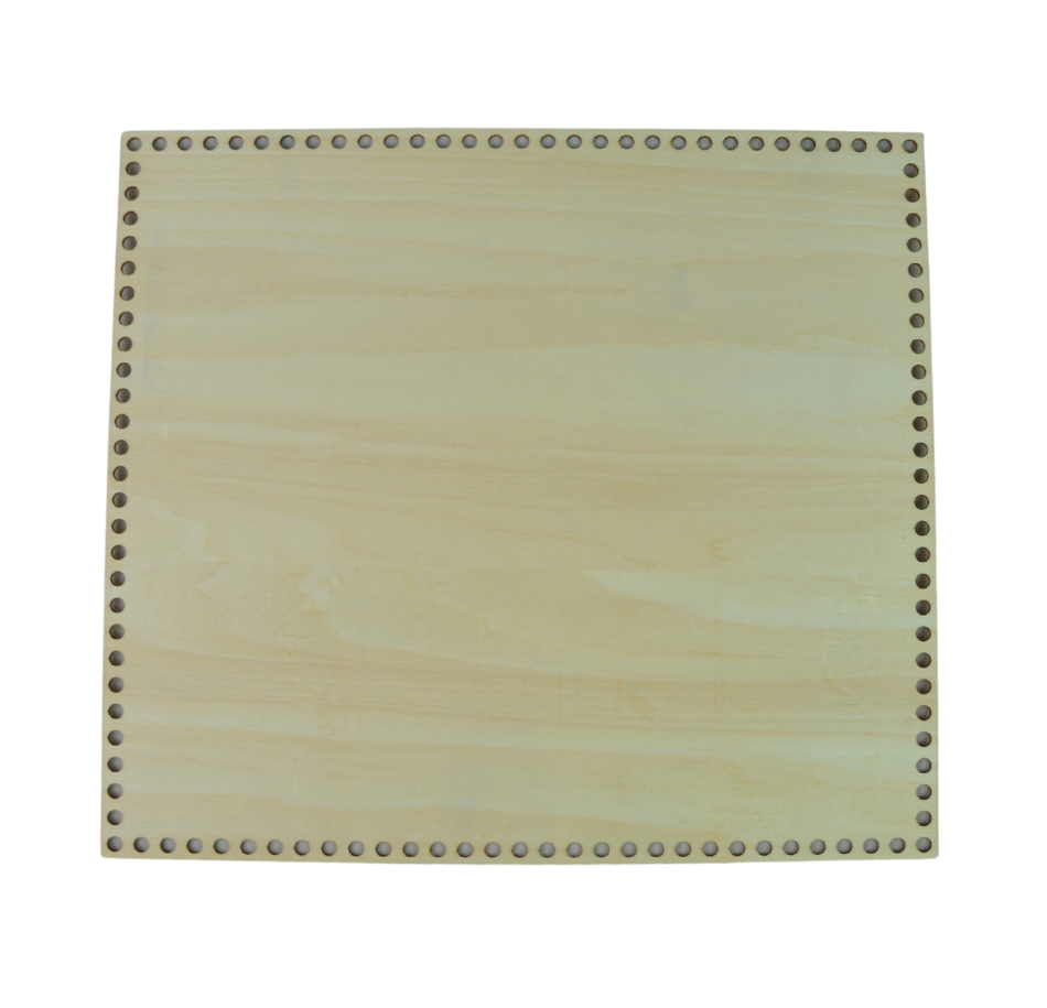 RECTANGLE CARVING LT.WOOD (SH/RECT-LW-45X40)