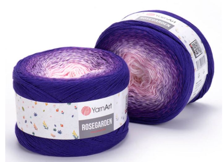 YARNART 100% COTTON;250GX2B (500G/PKT) (Y-ART/ROSEGARDEN)