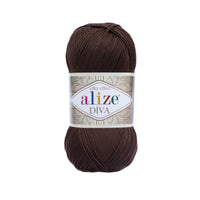 Alize Diva Silk Microfibre Yarn – 5 x 100g (500grm) (ALIZE/DIVA SILK)