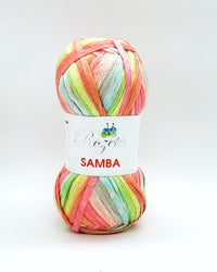 Samba Acrylic Fancy Yarn — 100 g × 5 Balls (ROZ/SAMBA)