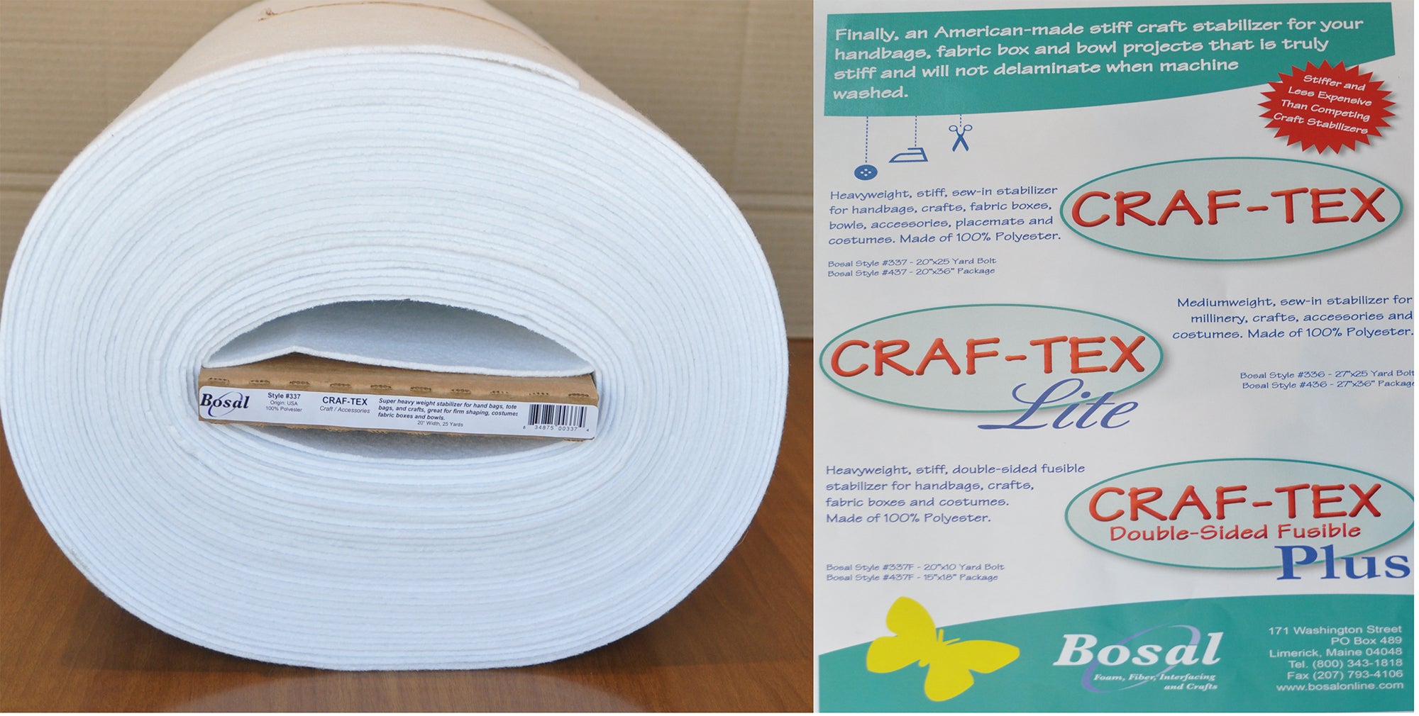 POL.CRAFT-TEX:20"x25Y (337/BOS)