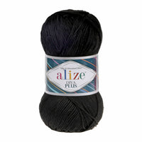 Alize Diva Plus Microfibre Yarn – 5 x 100g (500grm) (ALIZE/DIVA PLUS)