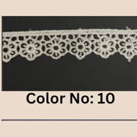 Floral Guipure Lace Trim – 1.5CM x 10M (M-1)