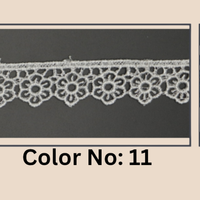 Floral Guipure Lace Trim – 1.5CM x 10M (M-1)