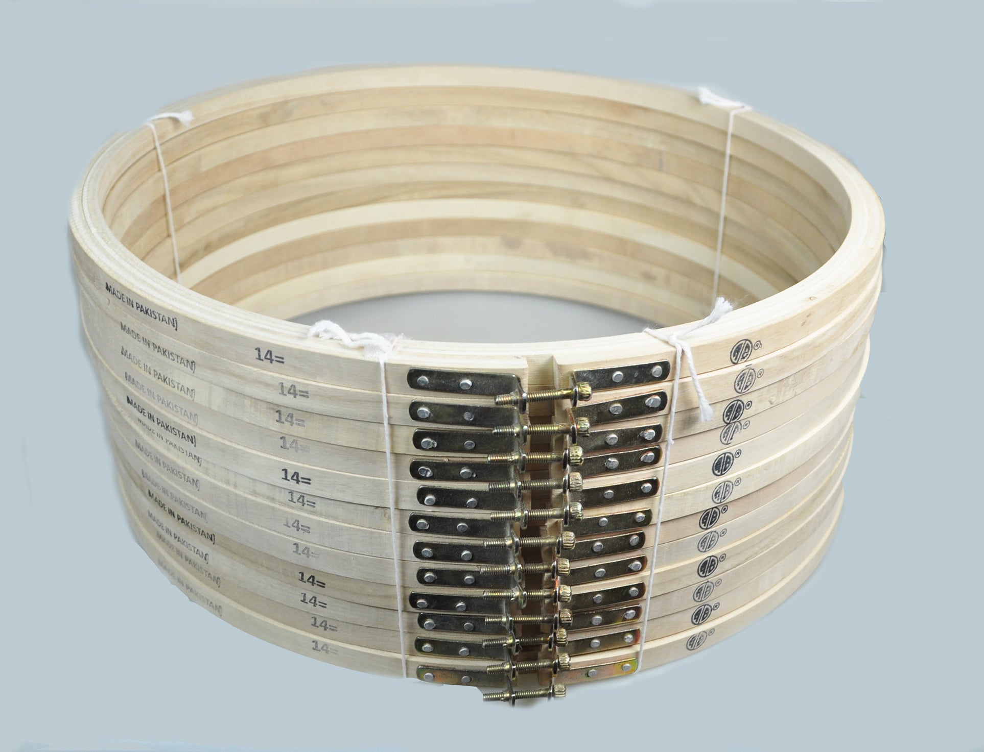 WOOD EMB.HOOP-14" (ZHM/NATURAL-14)