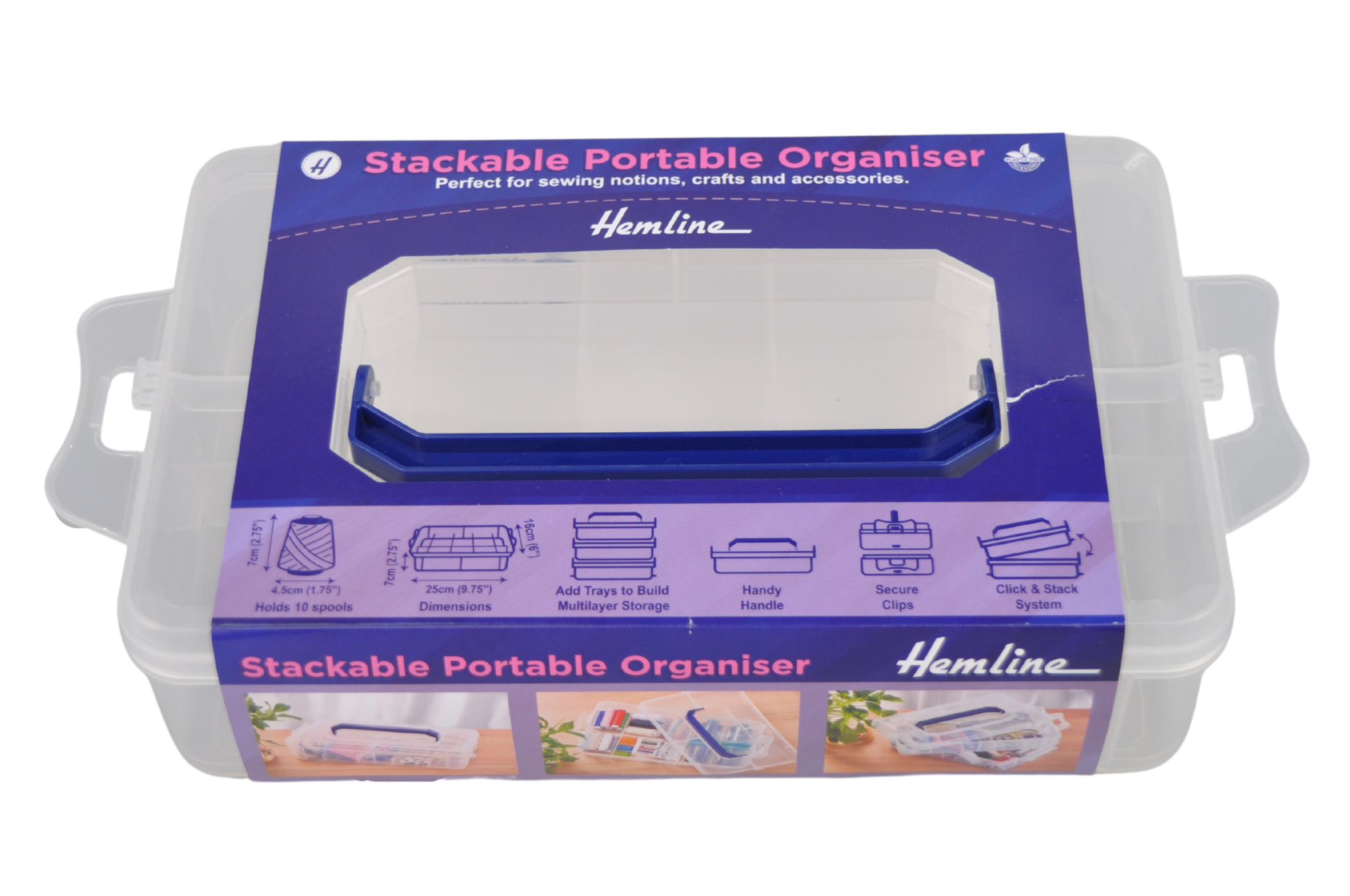 STACKER ORGANISER W/LID (M3021.SET)