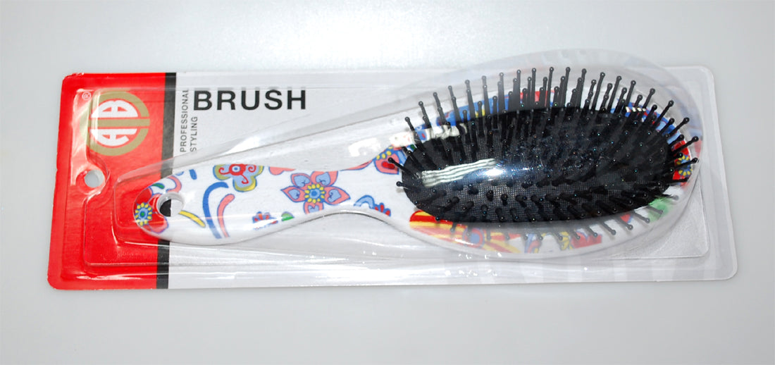 HAIR BRUSH (6902L-FLOWER)
