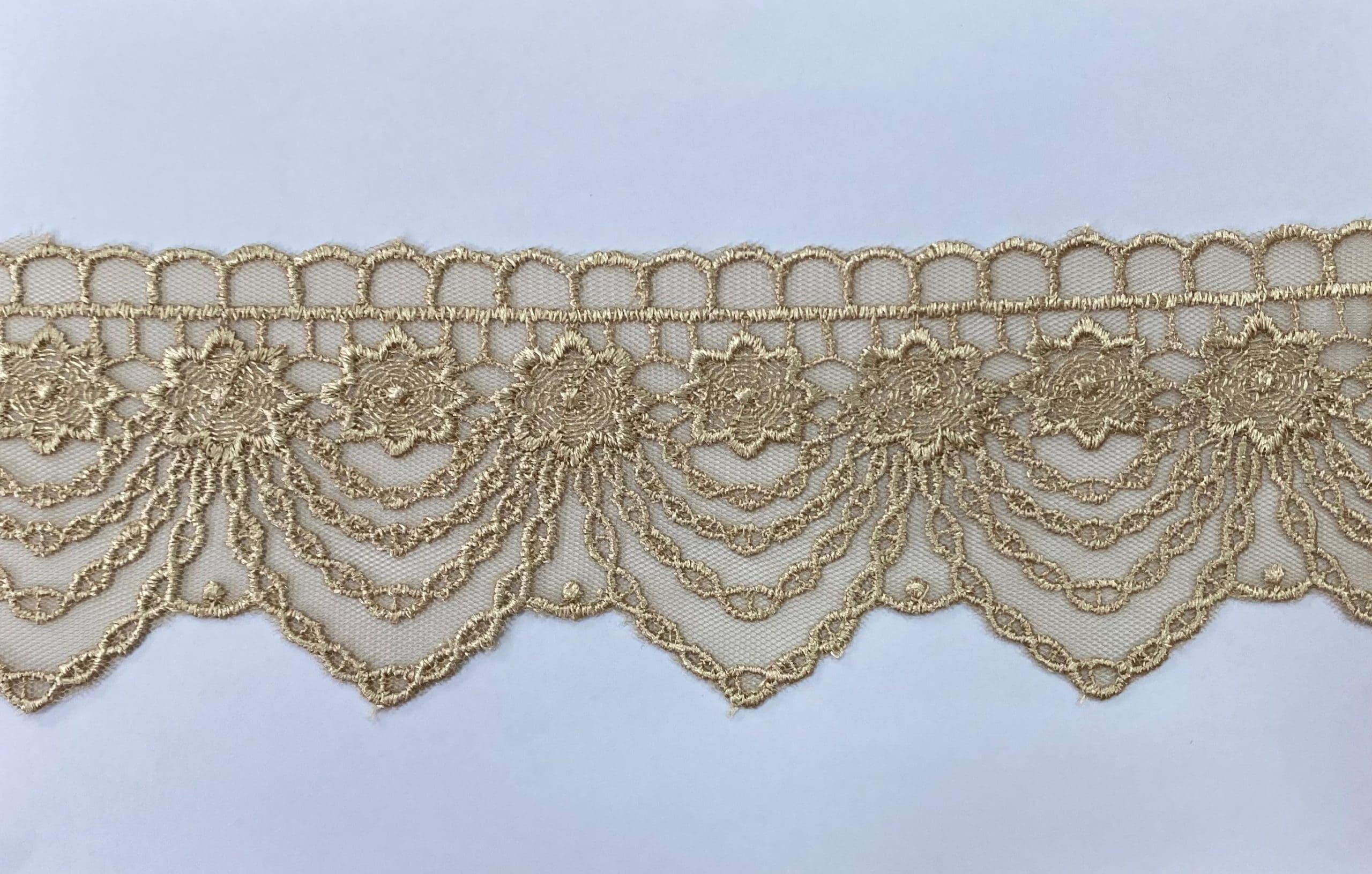 NET CUTTING LACE:3" (D-52-4063)