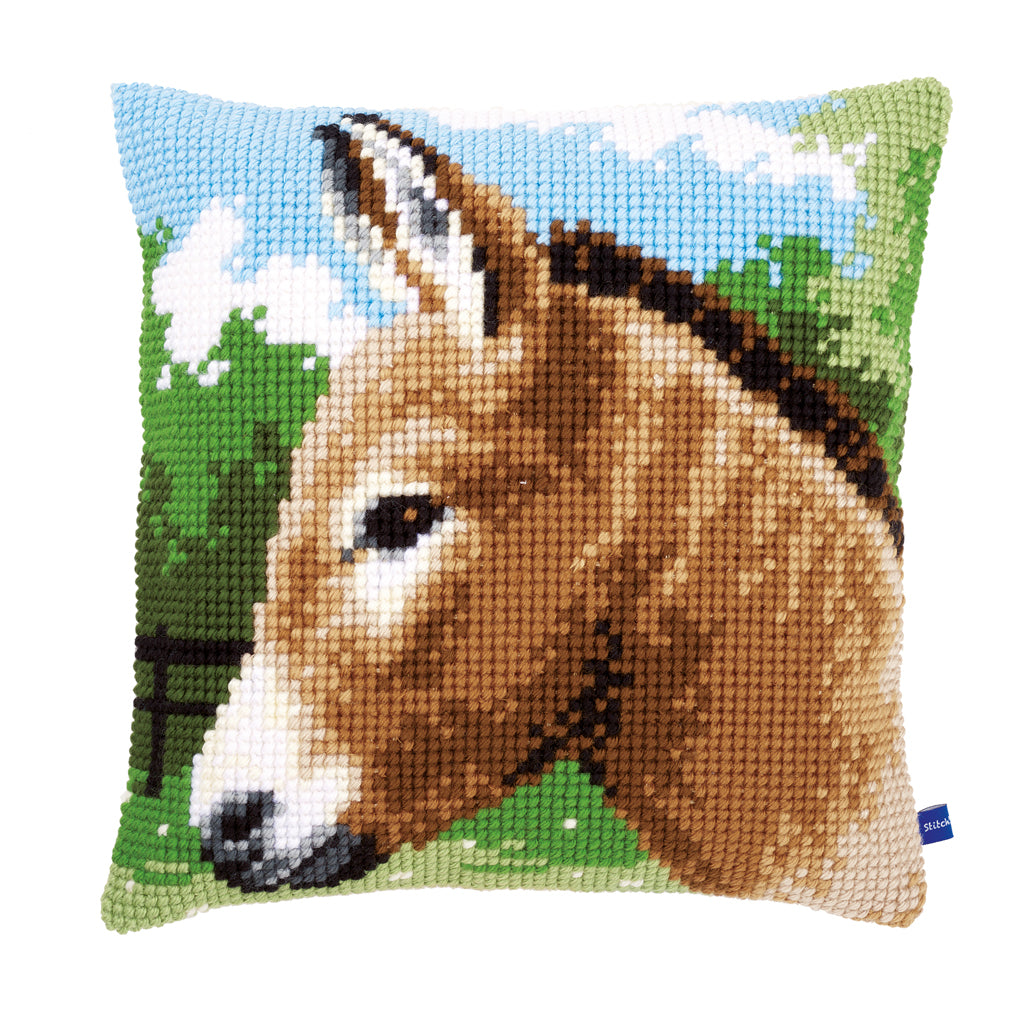 VERVACO CROSS STITCH CUSHION KIT DONKEY (PN-0155267)